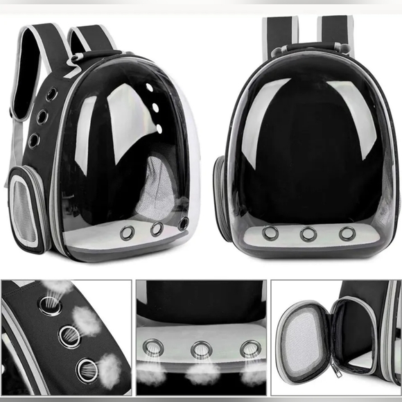 Pet Carrier Backpack transparent capsule, Bubble, Small animal, puppy, kitten... - Picture 3 of 7
